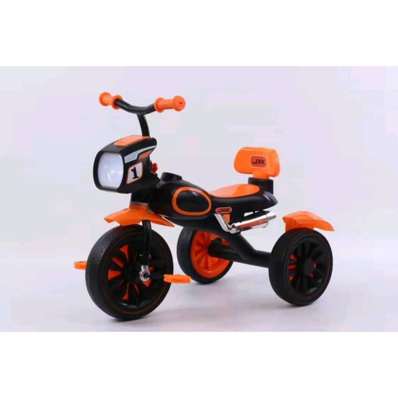 Triciclo Bebe Infantil Musical Paseador Oferta Moto Naranja GENERICO