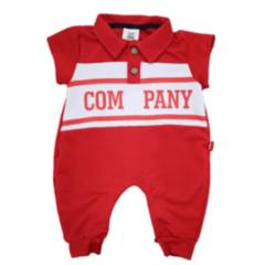 2-1 BABYS COMPANY - Mameluco Premium Súper Cómodo Rojo. Tallas 3 meses a 18 meses