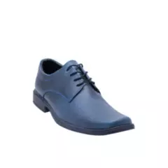 GENERICO - Zapato Azul En Cuero Formal Fasucol Jhoan.