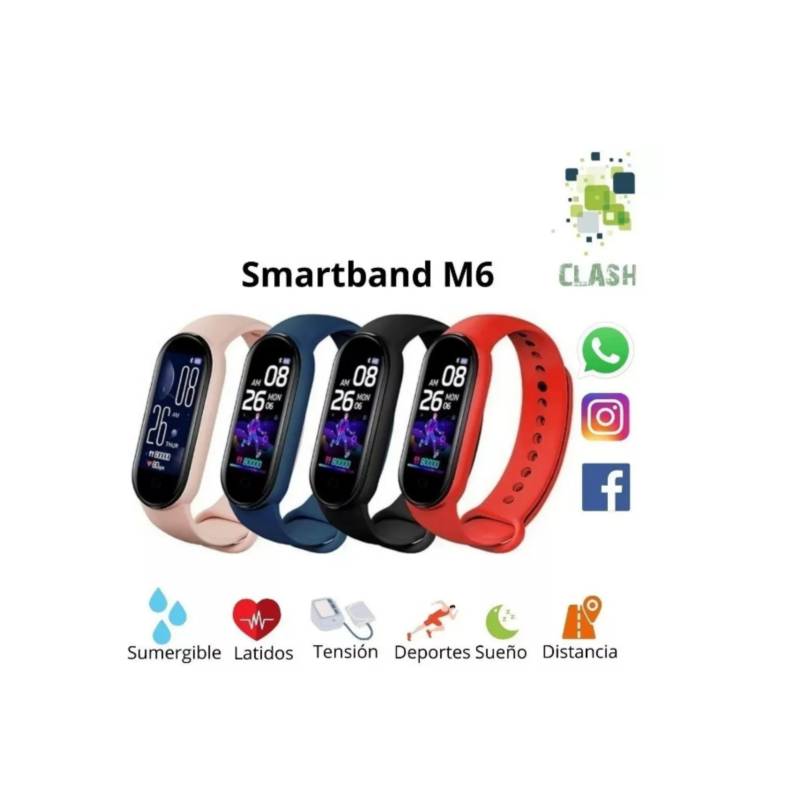 smartband M6 Reloj pulsera inteligente para hombre y mujer