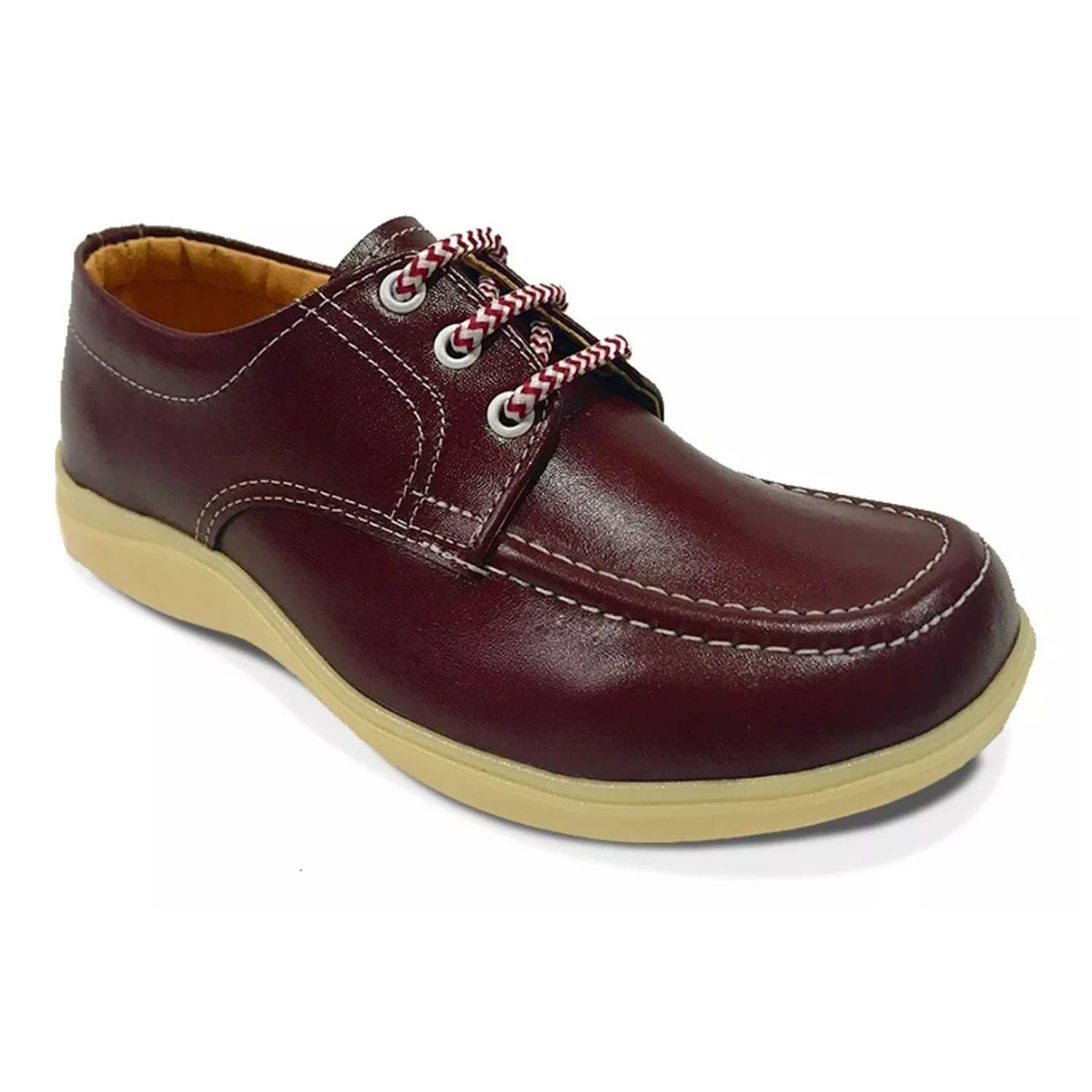 Zapatos Colegio Bachiller Rojo Para Niña Croydon