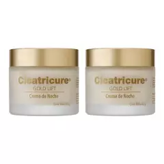 CICATRICURE - Cicatricure Crema Facial Antiarrugas Antiedad Gold Noche 50 G x 2 Unidades