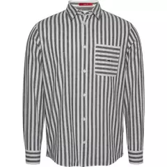 TOMMY HILFIGER - Camisa Tommy Jeans Para Hombre Azul Tommy Jeans