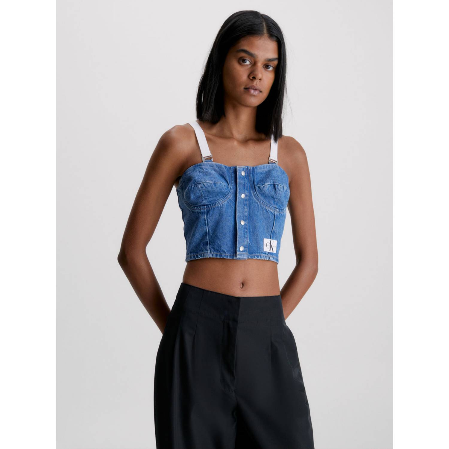 Top Jeans Mujer Azul Calvin Klein CALVIN KLEIN