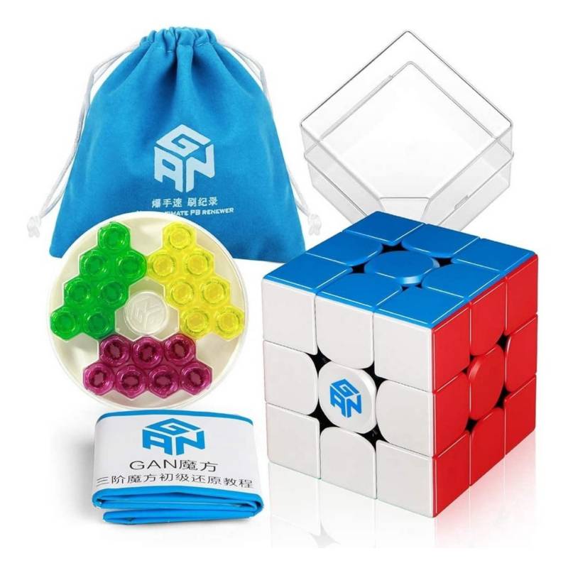 Gan 356 M Cubo Rubik 3x3 Magnetico Original Stickerless +Ges – Rubik Cube  Star