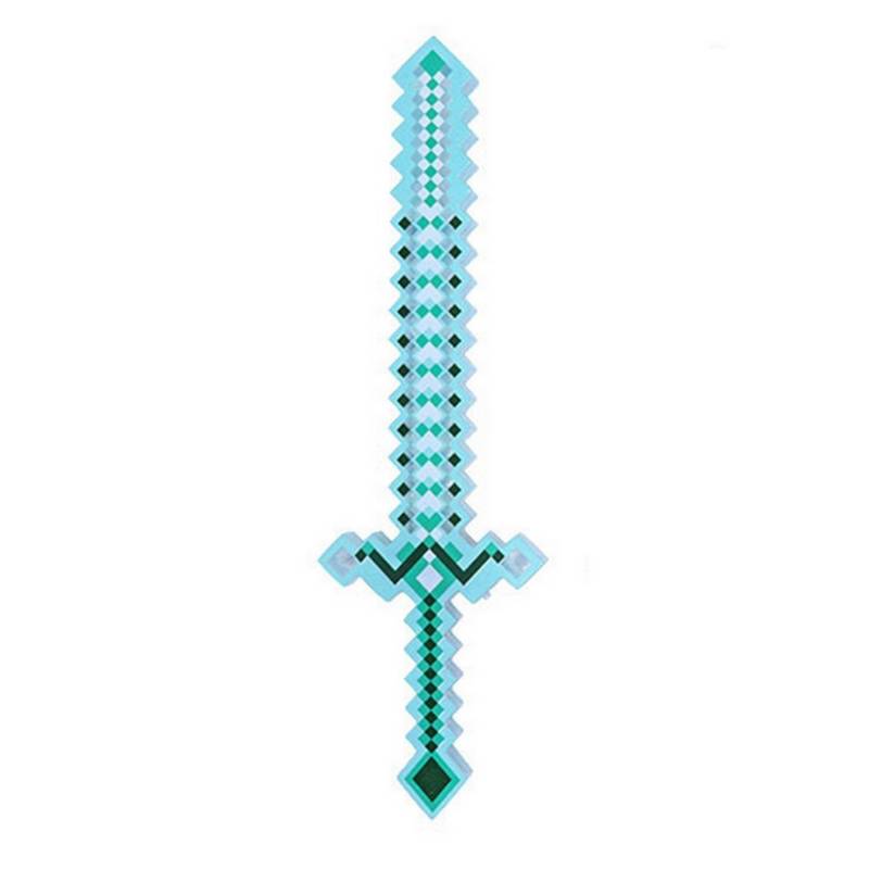 Espada Minecraft De Diamante 93cm Inflable Juguete Niños