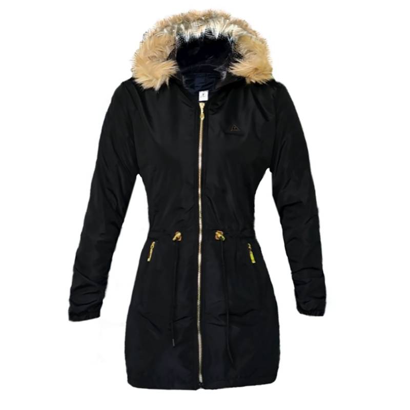 Chaqueta Mujer Semi Impermeable Acolchada Winter Negro Venus Sex 2467