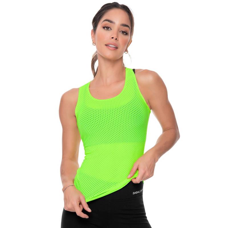 BLUSA DEPORTIVA MALLA POLIAMIDA TALLA ÚNICA - Verde BABALU