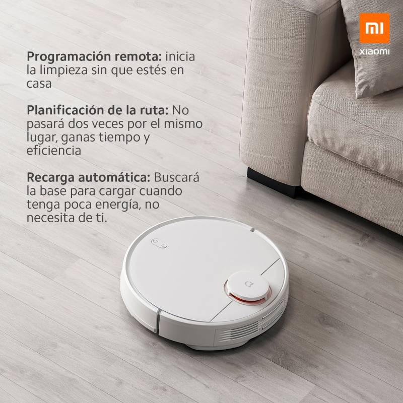 Xiaomi - Aspiradora Robot Xiaomi Mi Vacuum-Mop Profesional Blanca
