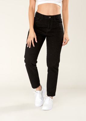  La nueva ola de las mujeres de moda casual Jeans cintura Jeans  mujer más tamaño pantalones vaqueros pantalones flojos harén pantalones,  Boyfriend, Negro : Ropa, Zapatos y Joyería