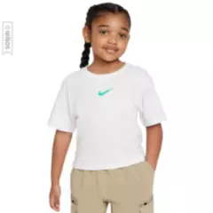 NIKE - Camiseta Nike Femme Sport Niñas-Blanco