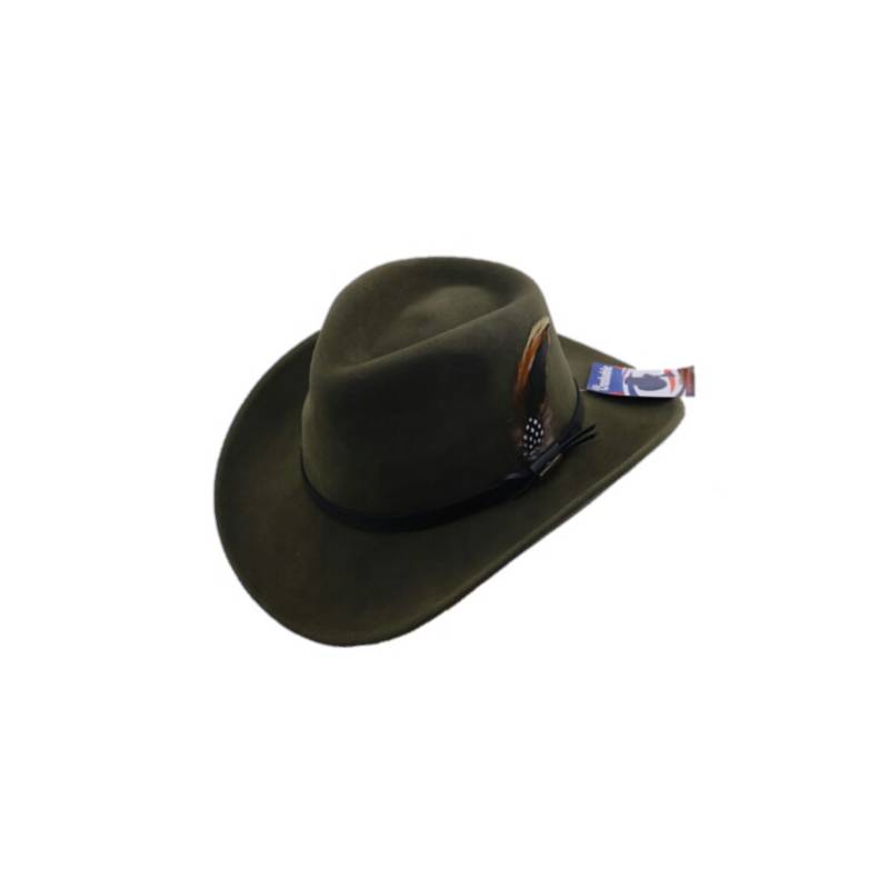 Sombrero Indiana Jones en Fieltro Original Verde GENERICO