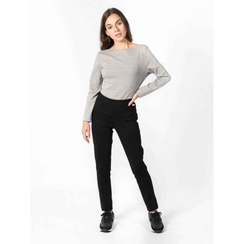 Leggings grueso térmico interior fleece invierno - negro