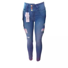 GENERICO - Pantalon Jean jeans Para dama varios estilos colores 14 oz