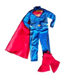 GENERICO - Hermoso disfraz de super héroe con capa roja - Niño