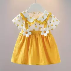 GENERICO - Niños y niñas ropa conjuntos vestido enterizo bebes