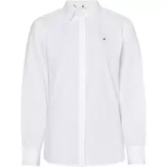 TOMMY HILFIGER - Camisa Relaxed De Rayas Mujer Blanco Tommy Hilfiger