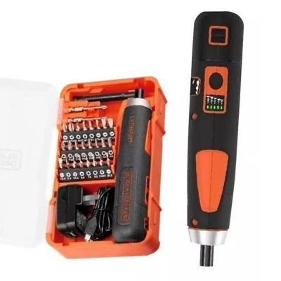 Atornillador Inalambrico 4V Electronica + 27 Acc Black&Decker Bd40K27-B3