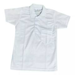 GENERICO - Camiseta Polo Niño Colegio Blanca Botones