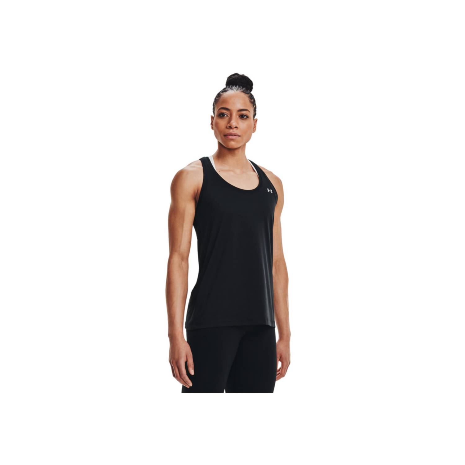 CAMISETA NEGRO MUJER TECH TANK - SOLID-BL 1275045-001-N11 UNDER