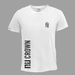 GENERICO - Camiseta Hombre Marca Nu Crown color Blanco