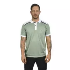 PUNTAZUL - Camiseta tipo polo para hombre Puntazul con bolsillo