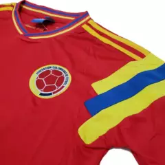 GENERICO - Camiseta RETRO Colombia Suplente 1990 Roja Valderrama