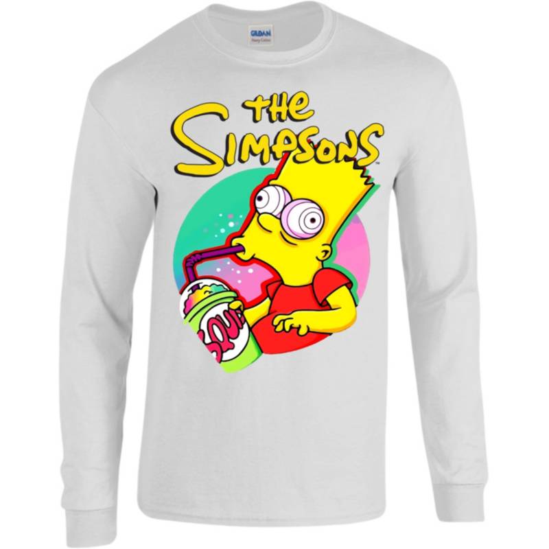 THE SIMPSONS - Camiseta Manga Larga Bart Simpson