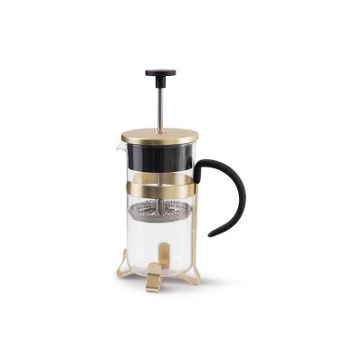 Cafetera Prensadora 2 Tazas Dorada Ambiente Gourmet Ag