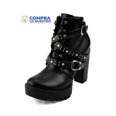 Botin Dama Negro Tellenzi Mb59