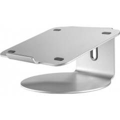 POUT - Mesa portátil aluminio 360°póut - plateado