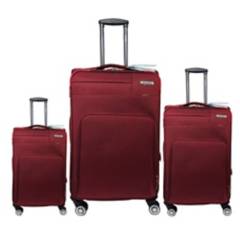 BIN COLOMBIA - Juego set maletas x3 20,24,28  expandible bin 893