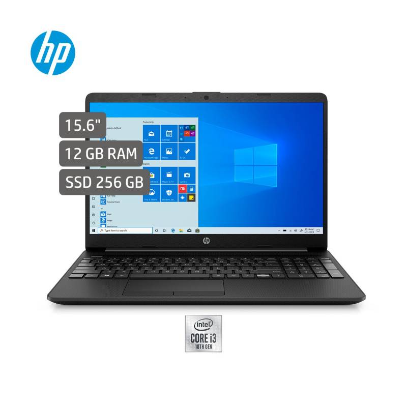 HP - Portátil HP Laptop 15.6 pulgadas Intel Core i3 12GB 256GB