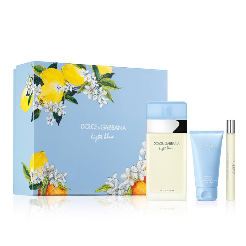 DOLCE & GABBANA - Set de Perfumería Dolce&Gabbana Set Light Blue 100 ml EDT SP For Women + BC 50 ml + TS 10 ml Mujer