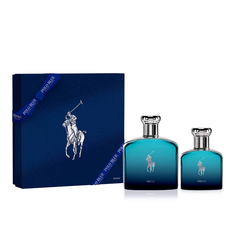 RALPH LAUREN - Set de Perfumería Polo Ralph Lauren Deep Blue Hombre 125 ml EDP + Perfume Polo Ralph Lauren Deep Blue 40 ml Hombre