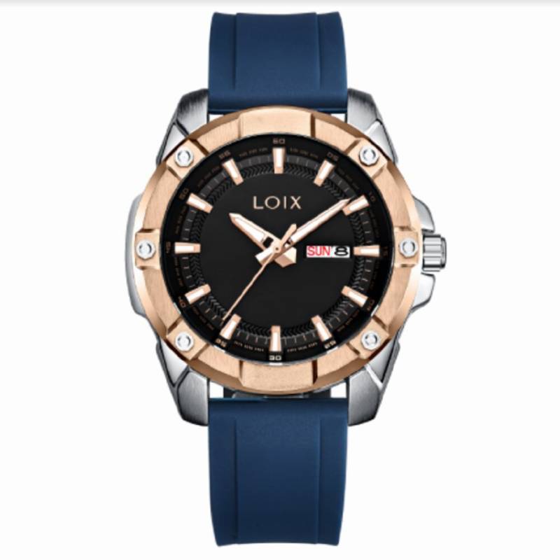 Loix - Reloj hombre loix azul/negro ref. L2111-4