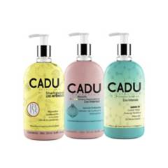 CADU COSMETICS - Kit Cabello Liso Cadu Shampoo Tratamientoprotector