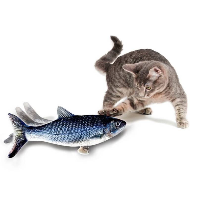 Tv Novedades - Juguete para gatos flippity fish cat toy