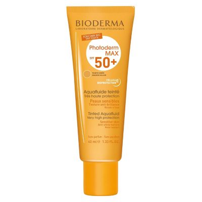 Bioderma Photoderm Aquafluide Dorado Spf 50+ Protector Solar Toque Seco Para Piel Normal A Mixta 40Ml 197654