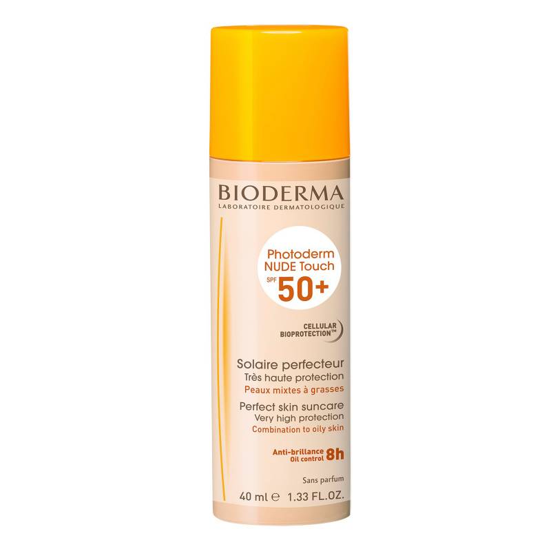 Bioderma - Bioderma Photoderm Nude Touch Natural SPF 50+ protector solar para piel mixta a grasa 40mL