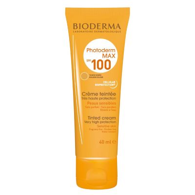 Bioderma Photoderm Creme Teinte Max Spf 100 Protector Solar Para Piel Seca 40Ml 789678