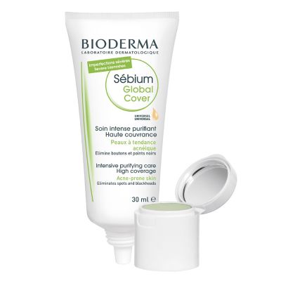 Bioderma Sébium Global Cover Con Tinte Para Piel Mixta A Grasa Con Imperfecciones 30Ml 145207