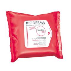 BIODERMA - Toallitas Desmaquillantes Sensibio H20 Bioderma para Piel Sensible 25 und