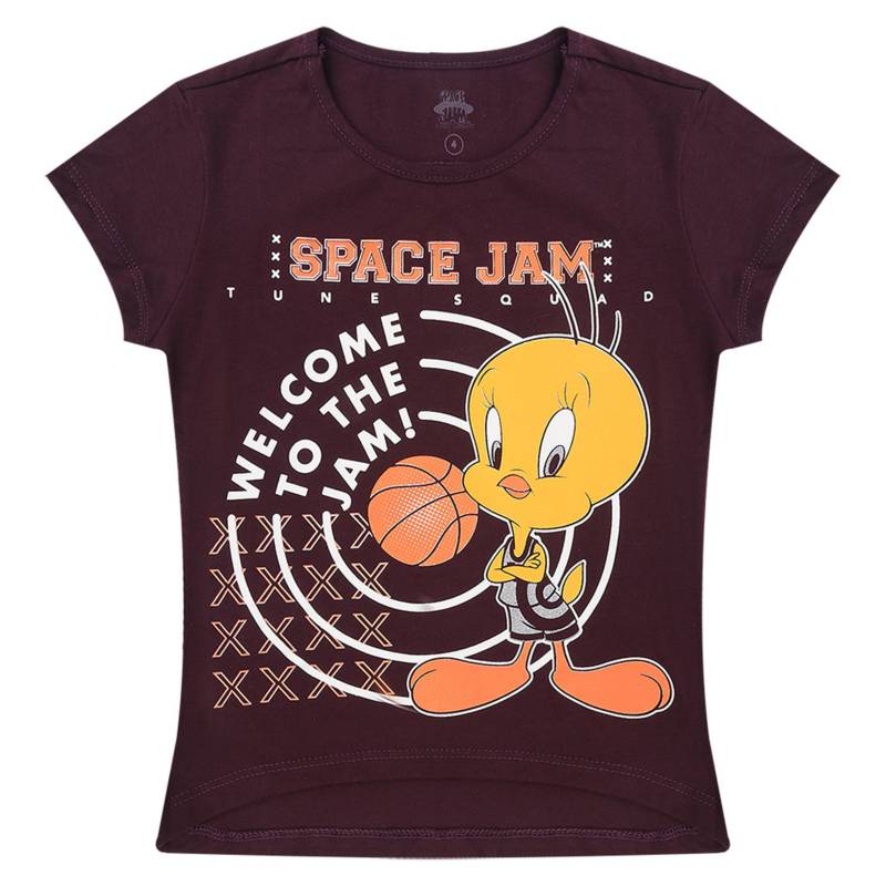 WARNER BROS - Camiseta para Niña Juvenil Space Jam