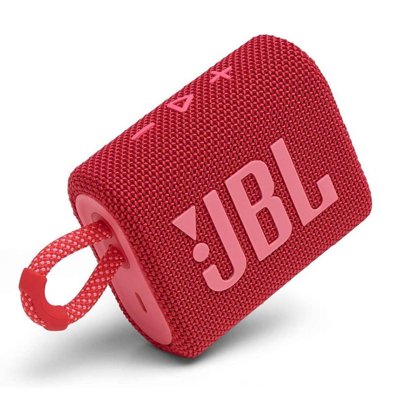 JBL - Parlante bluetooth jbl go 3 5h resiste agua rojo