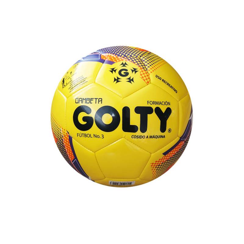 Balon futbol fundamentacion Golty gambeta II N3 naranja - Home Sentry