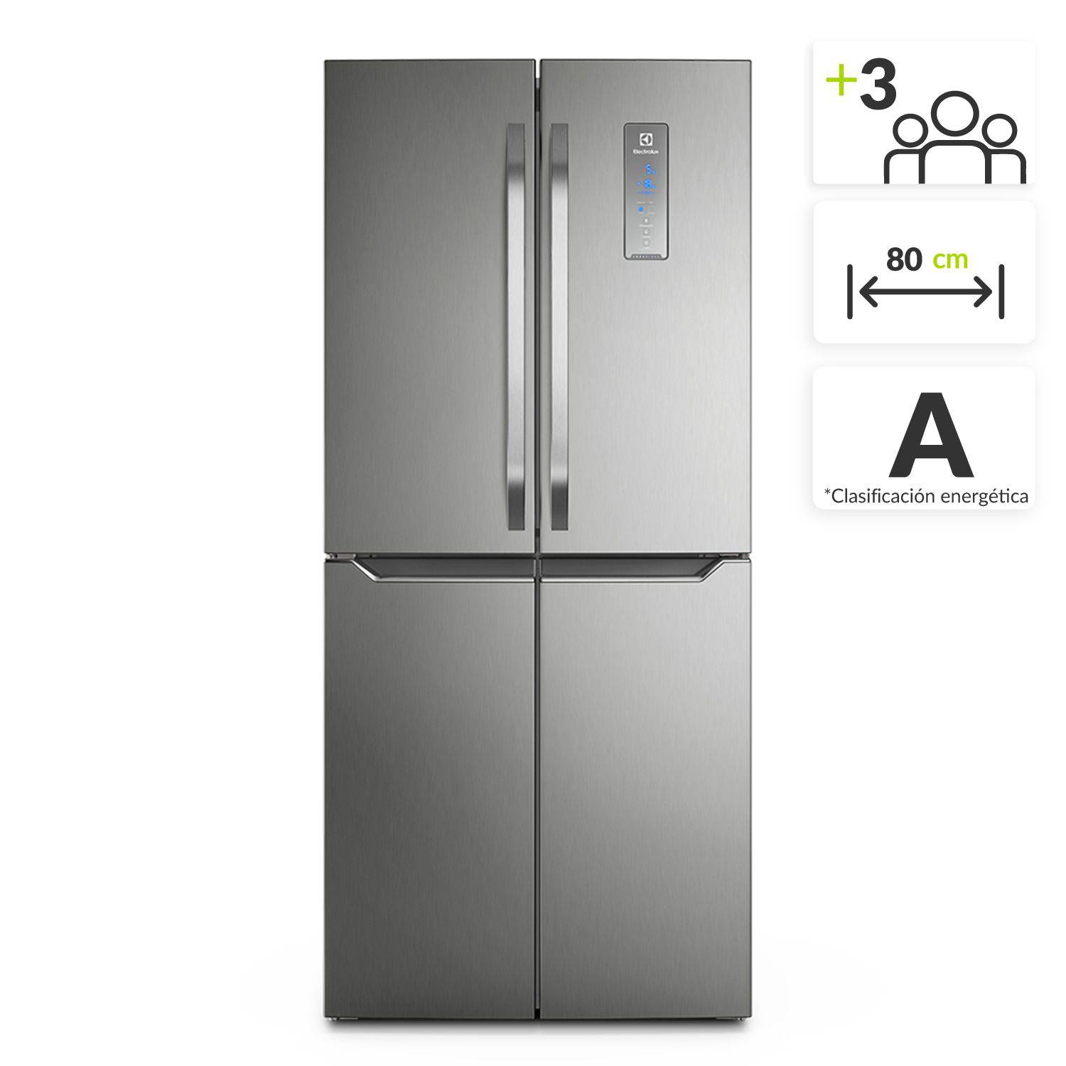 Nevecón Electrolux French Door 421 lt ERQU40E3HUS ELECTROLUX