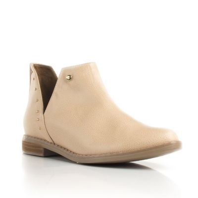 Botín Beige Mujer Cosmos Sin Taco Cm2755 Negro