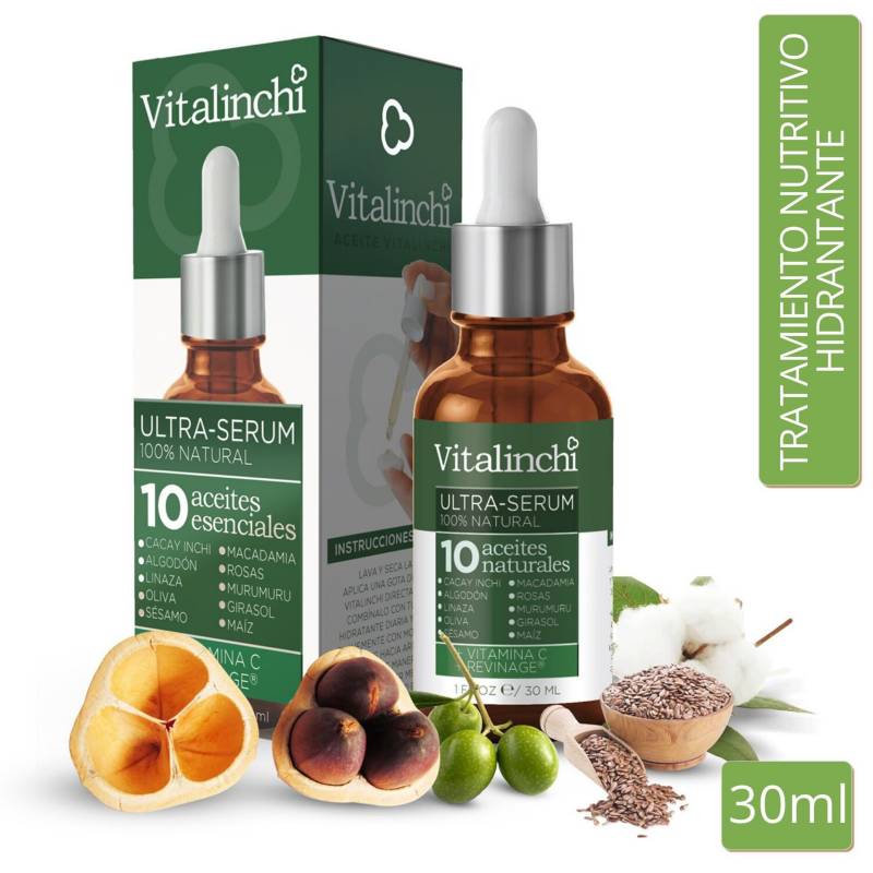 Vitalinchi - Tónico Facial Vitalinchi 10 Aceites Naturales 30Ml