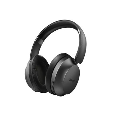 Audifonos Diadema Bluetooth Trust Eaze Negro 23550